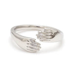 Load image into Gallery viewer, Platinum Hug Unisex Ring JL PT 938
