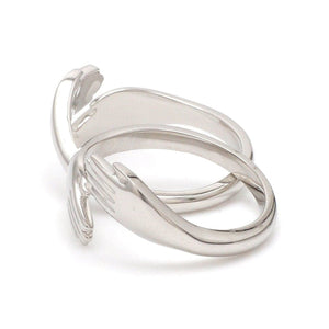 Platinum Hug Unisex Ring JL PT 938 – Jewelove.US