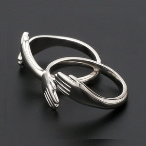 Platinum Hug Unisex Ring JL PT 938 – Jewelove.US