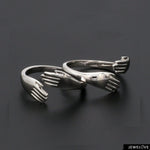 Load image into Gallery viewer, Platinum Hug Unisex Ring JL PT 938
