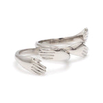 Load image into Gallery viewer, Platinum Hug Unisex Ring JL PT 938
