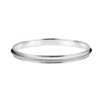 Load image into Gallery viewer, Platinum Kada with a raised Center with Unique Texture for Men JL PTB 765
