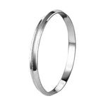 Load image into Gallery viewer, Platinum Kada with a raised Center with Unique Texture for Men JL PTB 765
