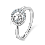 Load image into Gallery viewer, Platinum Love Bands Diamond Rings for Couple JL PT 1259
