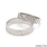 Load image into Gallery viewer, Platinum Love Bands for Couple JL PT 1307

