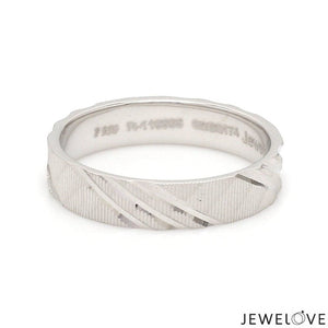 Platinum Love Bands for Couple JL PT 1307