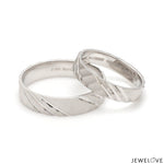 Load image into Gallery viewer, Platinum Love Bands for Couple JL PT 1307
