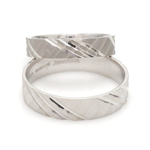 Platinum Love Bands for Couple JL PT 1307