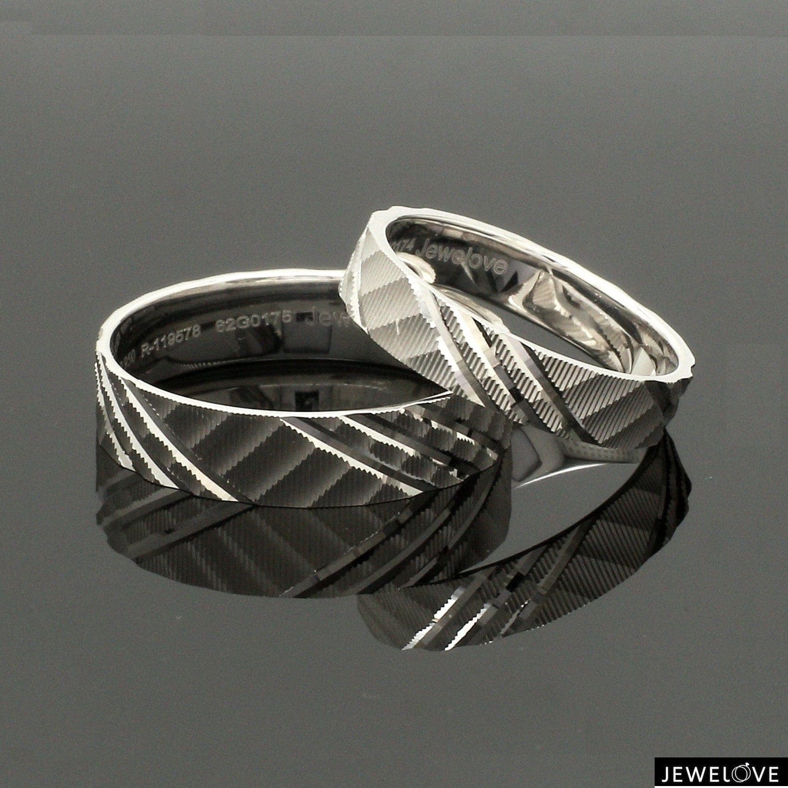 Platinum Love Bands for Couple JL PT 1307
