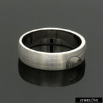 Load image into Gallery viewer, Fingerprints Heart Platinum Love Bands Couple Rings JL PT 1405
