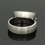 Load image into Gallery viewer, Fingerprints Heart Platinum Love Bands Couple Rings JL PT 1405
