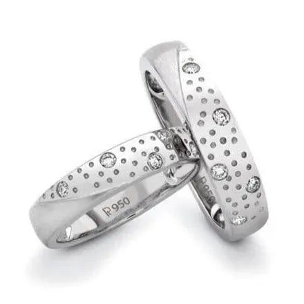 Platinum Love Bands - Like a diamond in the sky JL PT 125