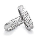 Load image into Gallery viewer, Platinum Love Bands - Like a diamond in the sky JL PT 125
