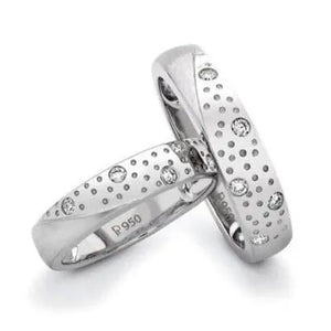 Platinum Love Bands - Like a diamond in the sky JL PT 125