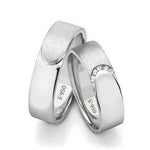 Load image into Gallery viewer, Platinum Love Bands JL PT 124
