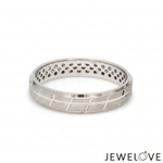 Load image into Gallery viewer, Platinum Love Bands with Brush Finish JL PT 1480
