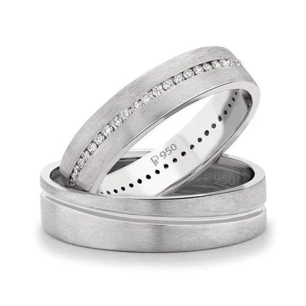 Platinum Love Bands with Neo Full Eternity JL PT 105