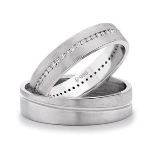 Platinum Love Bands with Neo Full Eternity JL PT 105