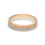 Load image into Gallery viewer, Platinum Love Bands with Rose Gold Ring JL PT 1406
