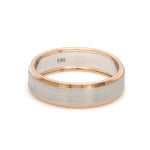 Load image into Gallery viewer, Platinum Love Bands with Rose Gold Ring JL PT 1408
