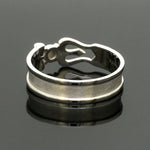 Load image into Gallery viewer, Platinum OM Trishul Ring for Men JL PT 1367-A

