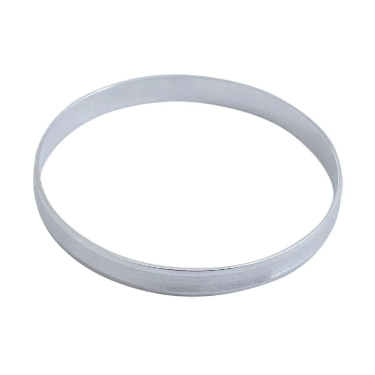 Platinum Punjabi Kada for Men with Matte Finish & Hi-Polish SJ PTB 605