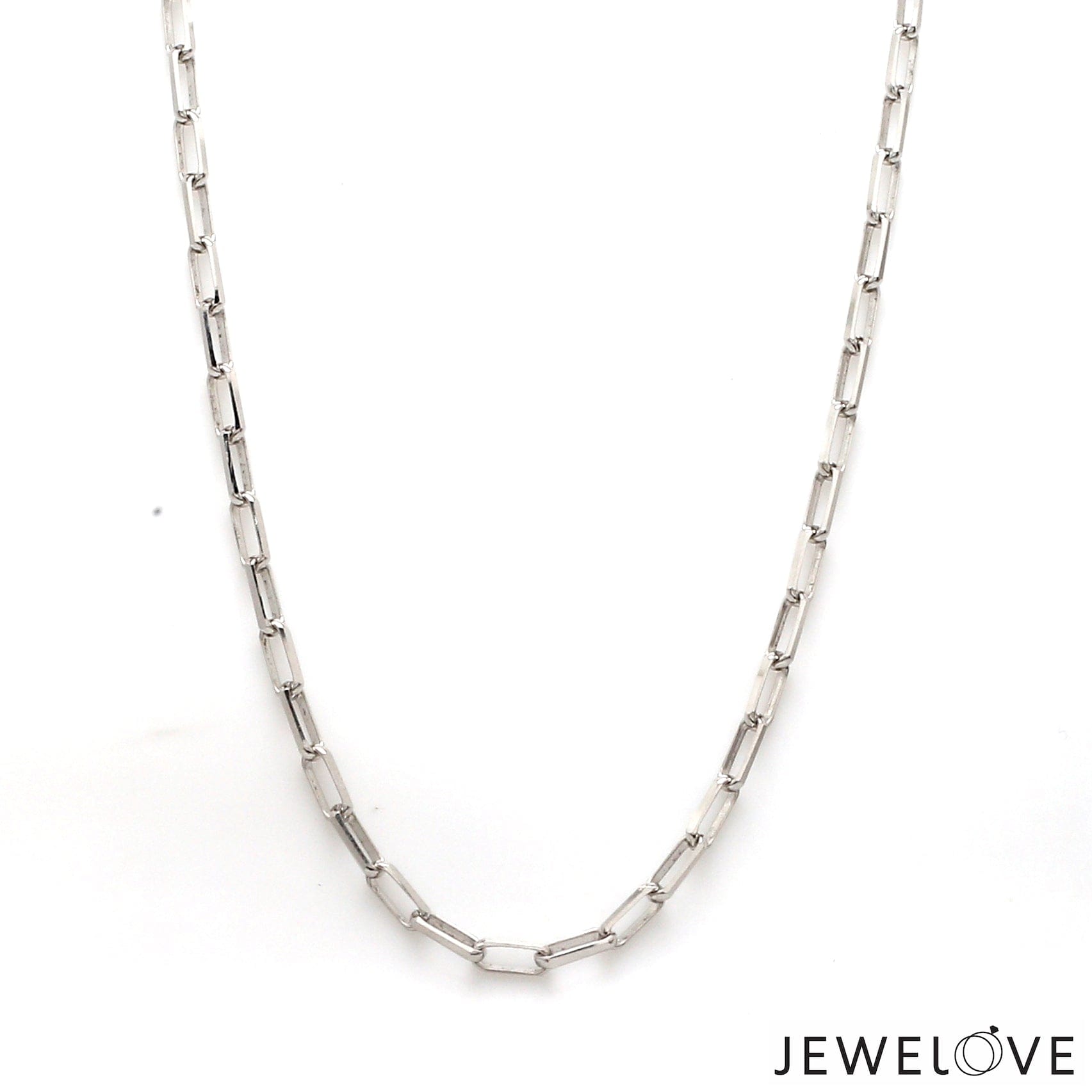 Platinum Rectangular Links Chain for Men JL PT CH 1212-A   Jewelove.US