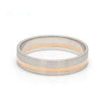 Load image into Gallery viewer, Platinum Ring with a Rose Gold Streak JL PT 1003
