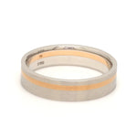 Load image into Gallery viewer, Platinum Ring with a Rose Gold Streak JL PT 1003
