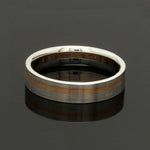 Load image into Gallery viewer, Platinum Ring with a Rose Gold Streak JL PT 1003
