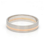 Load image into Gallery viewer, Platinum Ring with a Rose Gold Streak JL PT 1003
