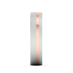 Load image into Gallery viewer, Platinum Ring with a Rose Gold Streak JL PT 1003
