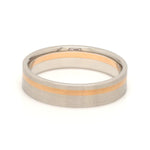 Load image into Gallery viewer, Platinum Ring with a Rose Gold Streak JL PT 1003
