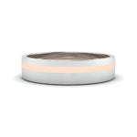Load image into Gallery viewer, Platinum Ring with a Rose Gold Streak JL PT 1003
