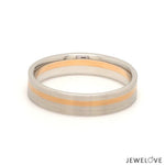 Load image into Gallery viewer, Platinum Ring with a Rose Gold Streak JL PT 1003
