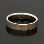 Load image into Gallery viewer, Platinum Ring with a Rose Gold Streak JL PT 1003
