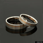 Load image into Gallery viewer, Platinum Ring with a Rose Gold Streak JL PT 1003
