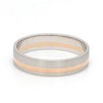 Load image into Gallery viewer, Platinum Ring with a Rose Gold Streak JL PT 1003
