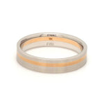 Load image into Gallery viewer, Platinum Ring with a Rose Gold Streak JL PT 1003
