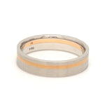 Load image into Gallery viewer, Platinum Ring with a Rose Gold Streak JL PT 1003
