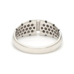 Load image into Gallery viewer, Platinum Ring with Black Enamel for Men JL PT 1310
