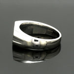 Load image into Gallery viewer, Platinum Ring with Blue Enamel for Men JL PT 1399
