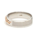 Load image into Gallery viewer, Platinum Ring with Rose Gold Jaguar for Men JL PT 1308
