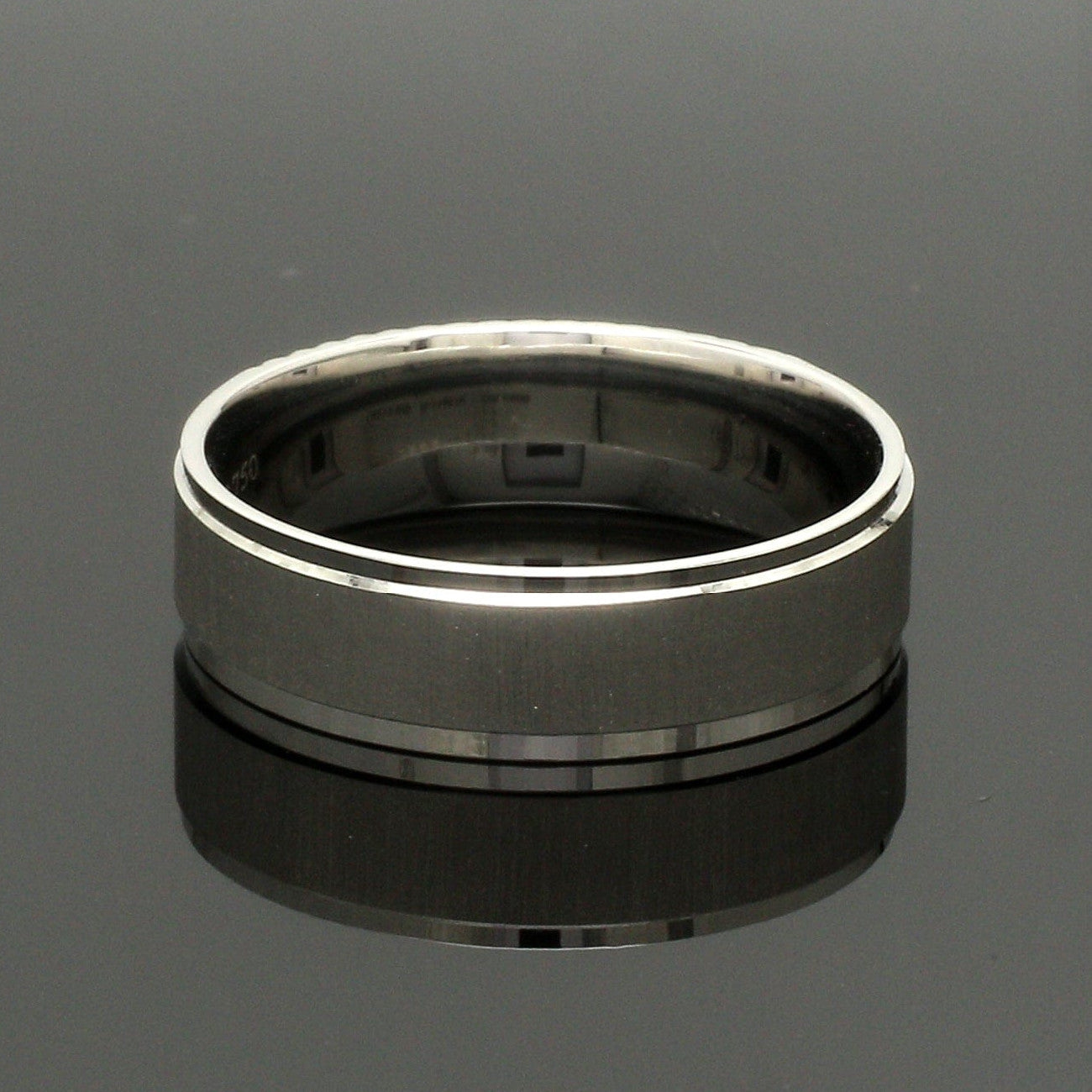 Platinum Ring with Rose Gold Jaguar for Men JL PT 1308