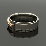 Load image into Gallery viewer, Platinum Ring with Rose Gold Jaguar for Men JL PT 1308
