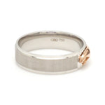 Load image into Gallery viewer, Platinum Ring with Rose Gold Jaguar for Men JL PT 1308
