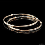Load image into Gallery viewer, Platinum Rose Gold Bangle for Women JL PTB 1246
