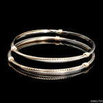 Load image into Gallery viewer, Platinum Rose Gold Bangle for Women JL PTB 1246
