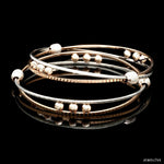 Load image into Gallery viewer, Platinum Rose Gold Bangle for Women JL PTB 1247
