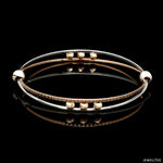 Load image into Gallery viewer, Platinum Rose Gold Bangle for Women JL PTB 1247
